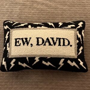 Black and White Decorative Pillow